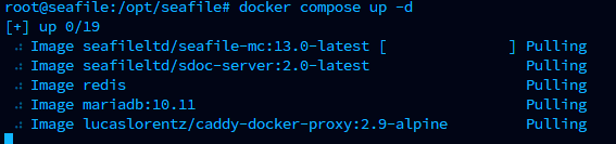 Téléchargement des images Docker